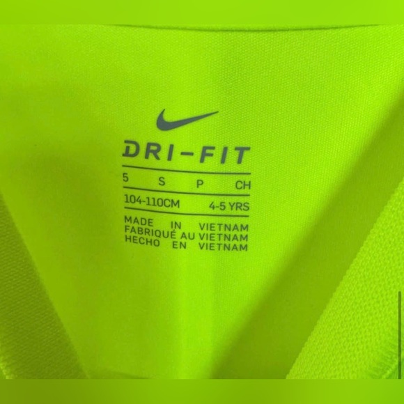 Nike Kids Bright Lime Tee - Picture 3 of 4